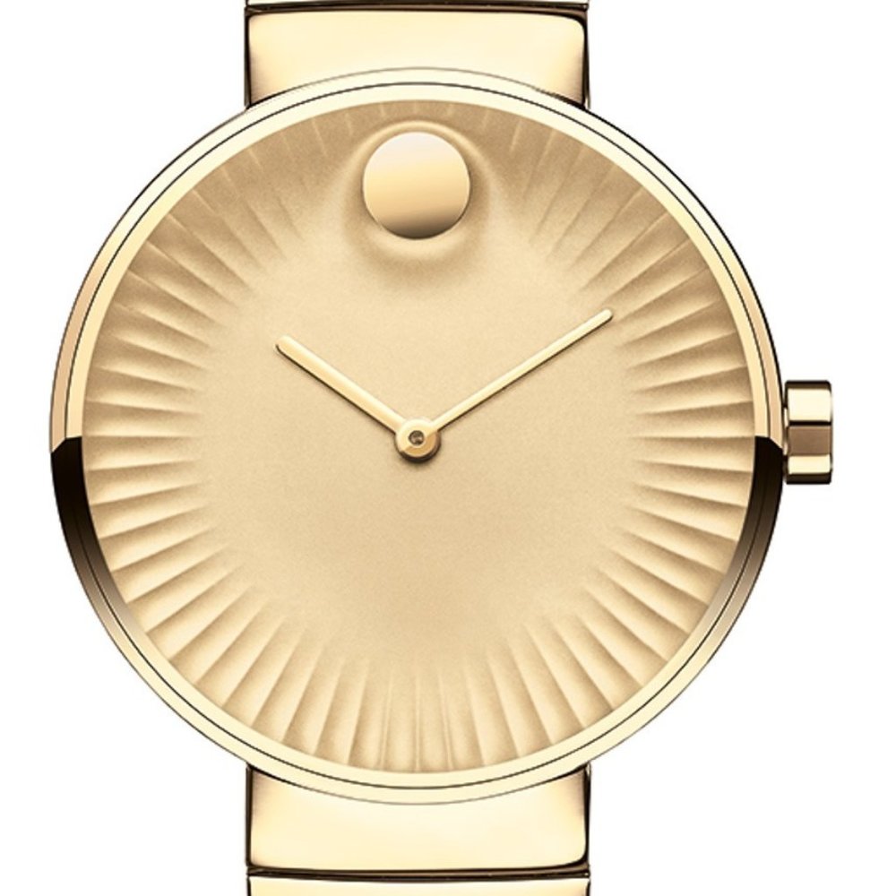 Movado Edge Gold Watch Yves Bahr Design
